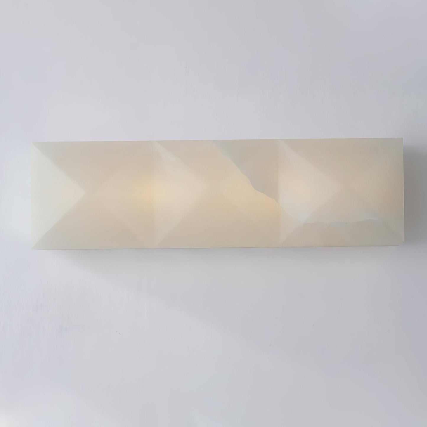 Dione Geometric Alabaster Wall Light