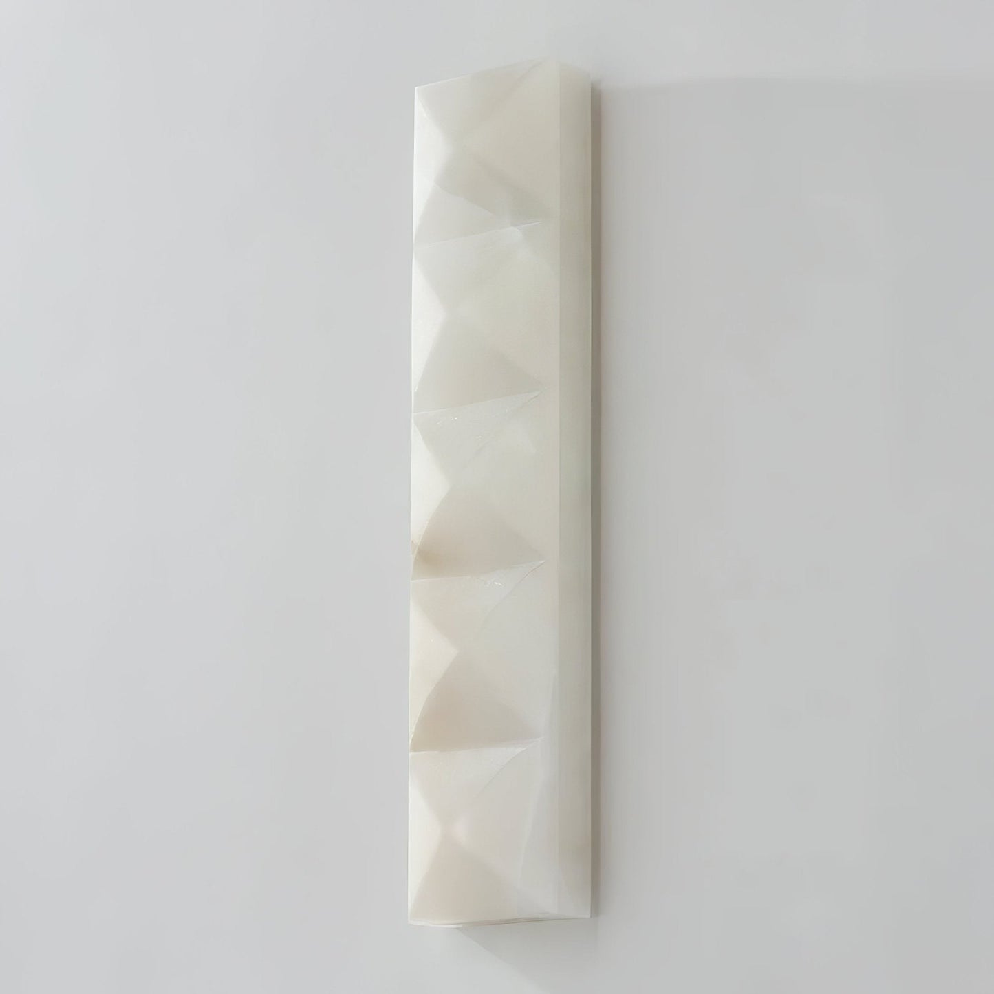 Dione Geometric Alabaster Wall Light