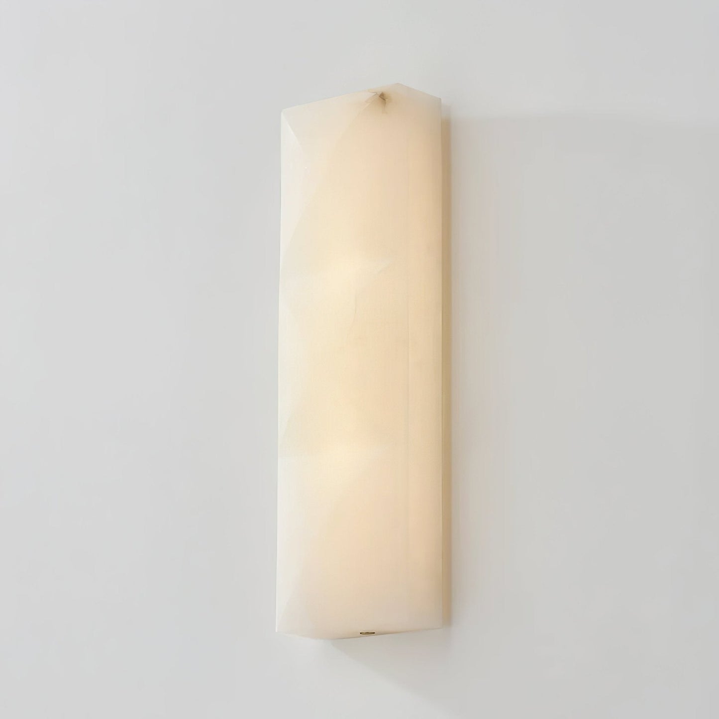Dione Geometric Alabaster Wall Light