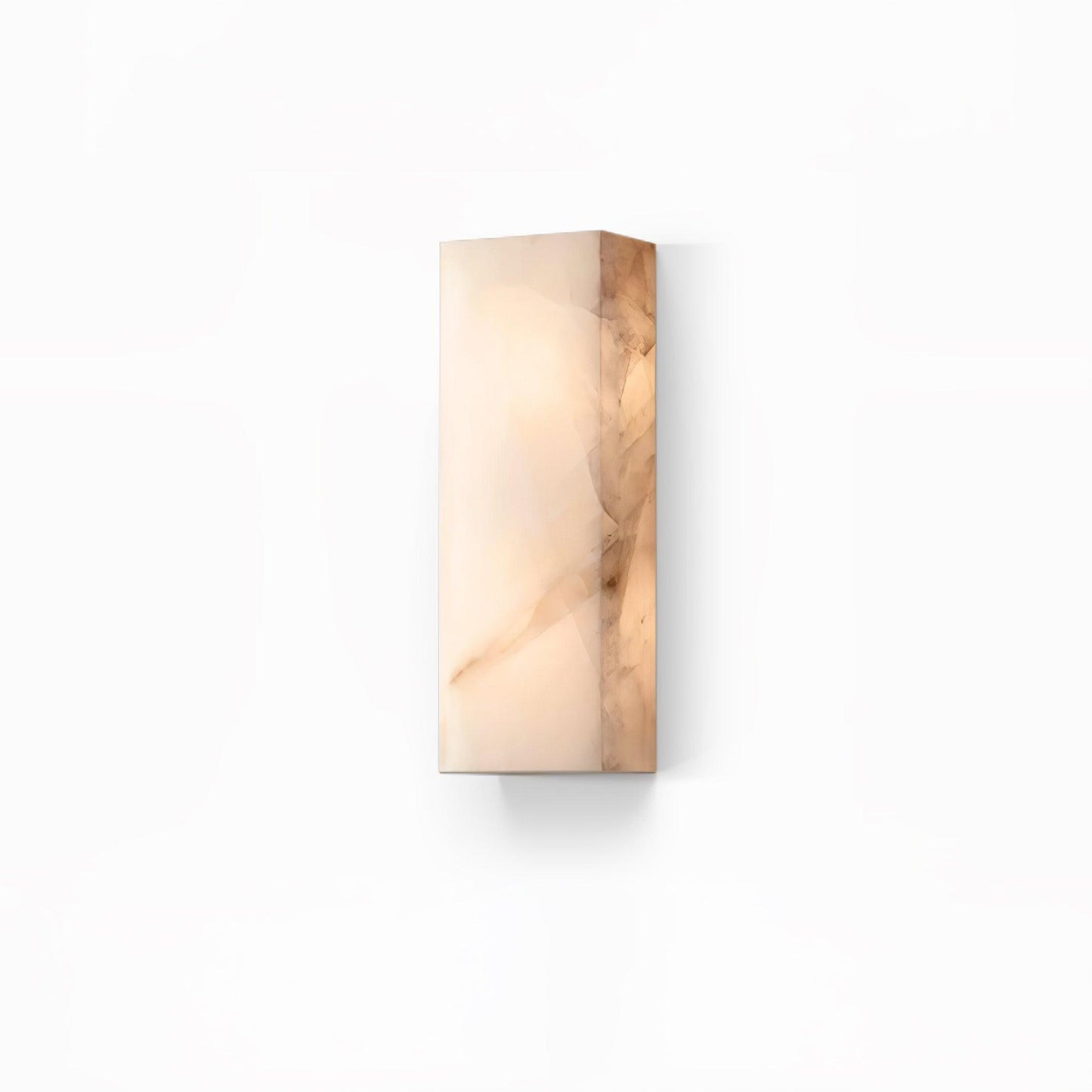 Orvian Minimalist Alabaster Outdoor Wall Light