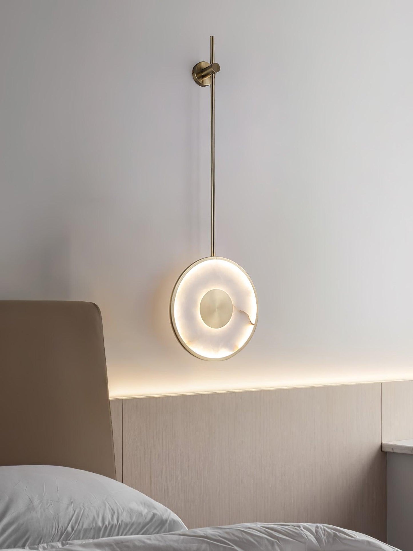 Vevelila Minimalist Alabaster Pendant Light