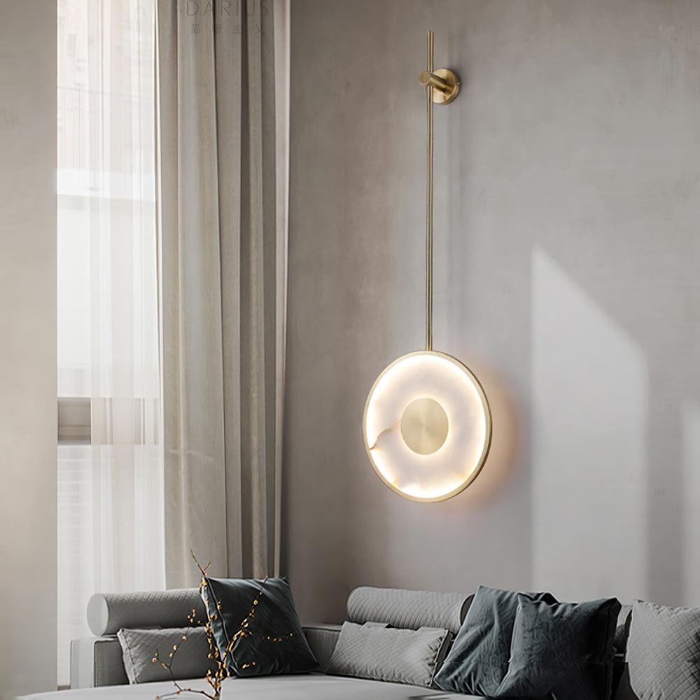 Vevelila Minimalist Alabaster Pendant Light