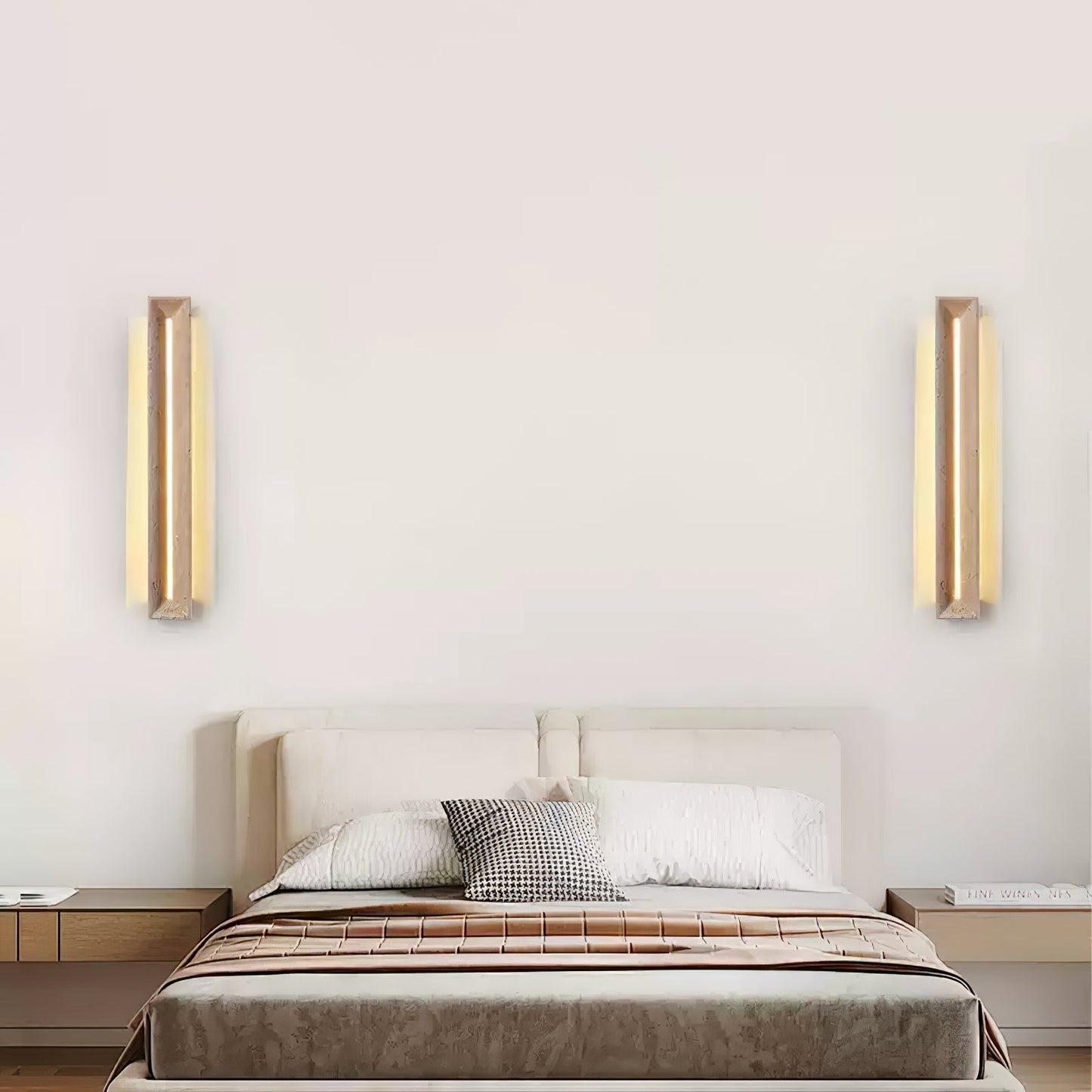 Anoren Minimalist Travertine Wall Light