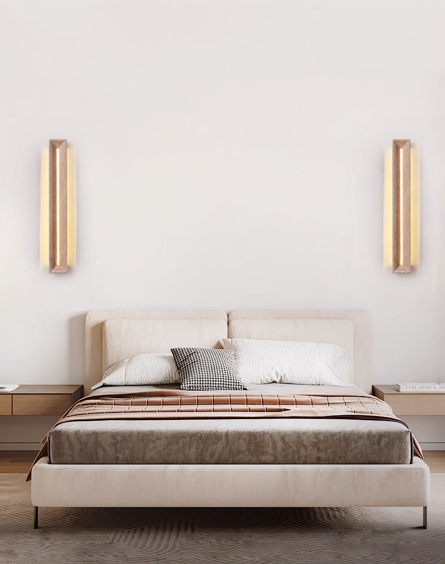 Anoren Minimalist Travertine Wall Light