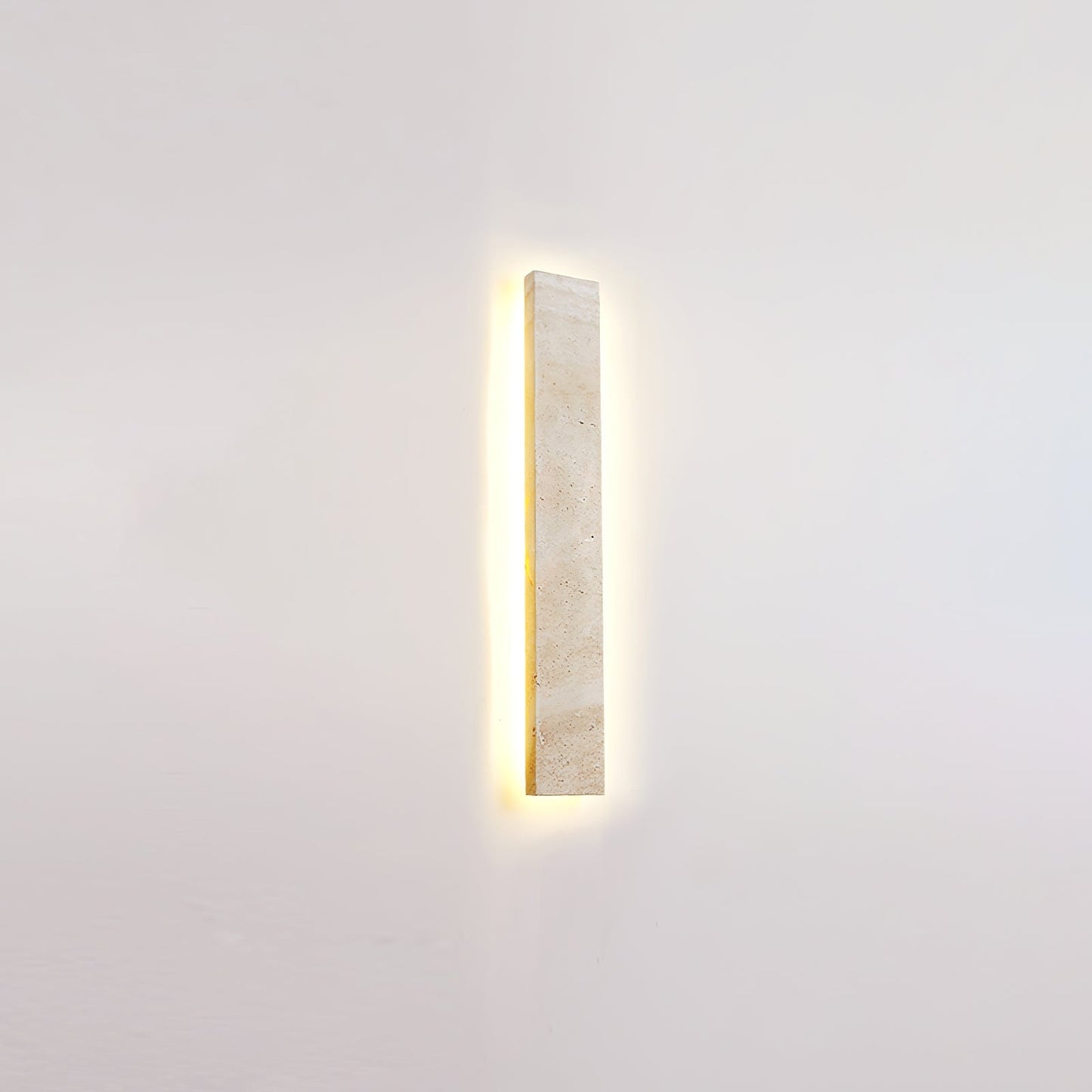 Olnorir Slim Rectangle Travertine Wall Light