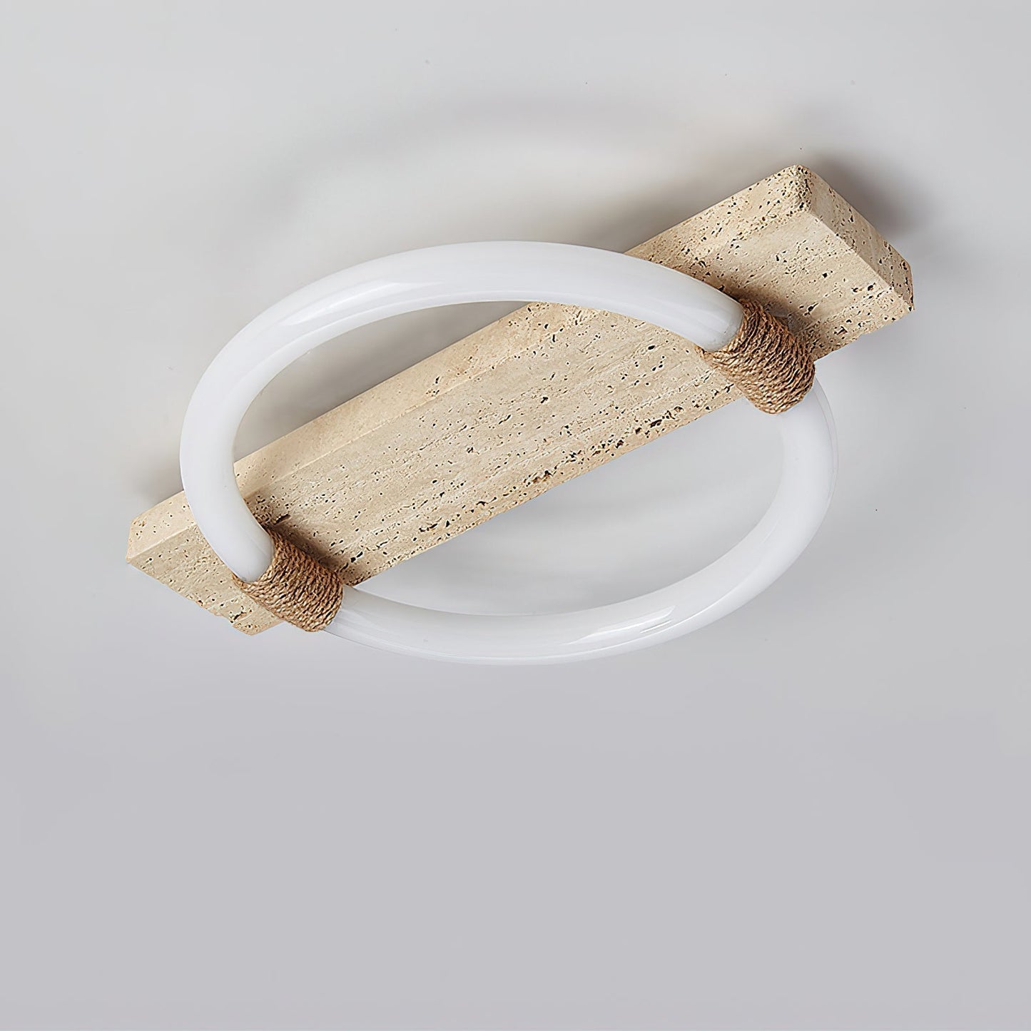 Elmaryra Ringed Travertine Wall Light