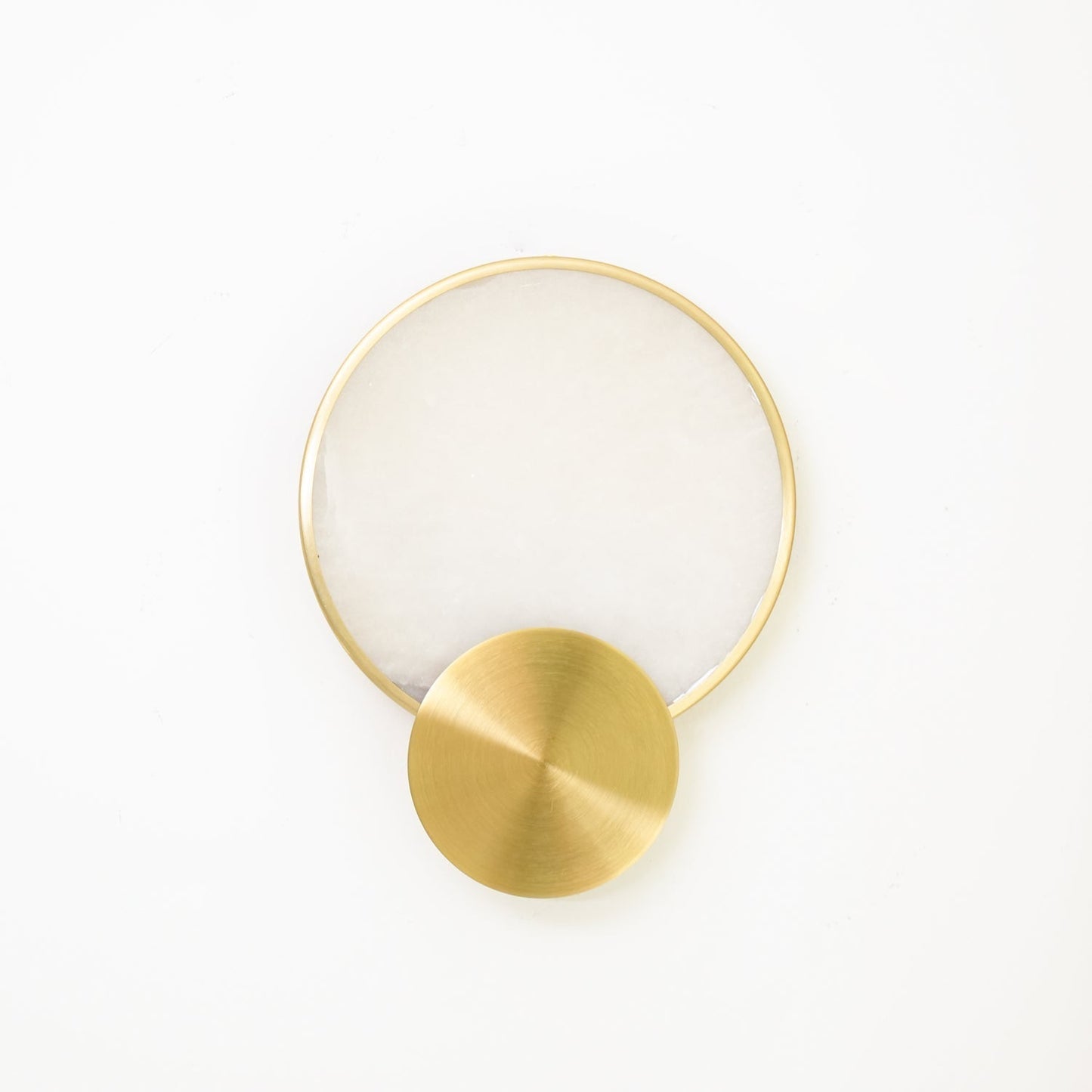 Myvelarae Circular Alabaster Wall Light