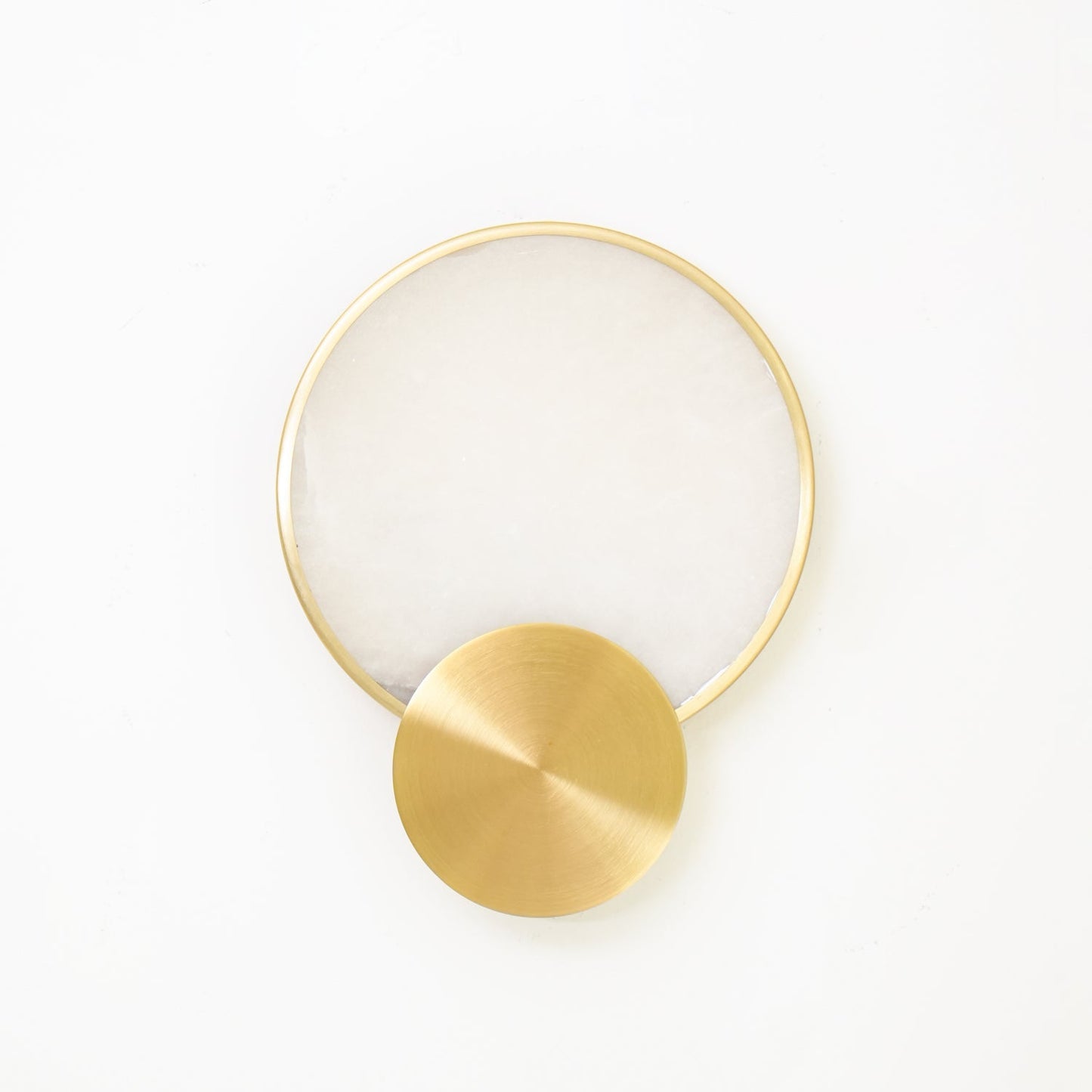 Myvelarae Circular Alabaster Wall Light