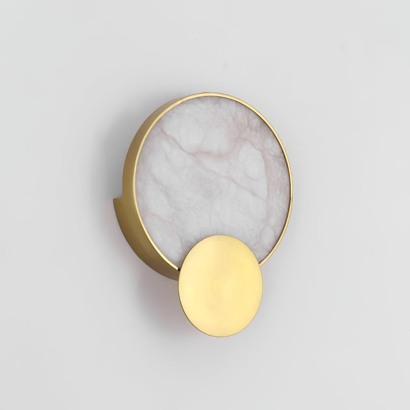 Myvelarae Circular Alabaster Wall Light