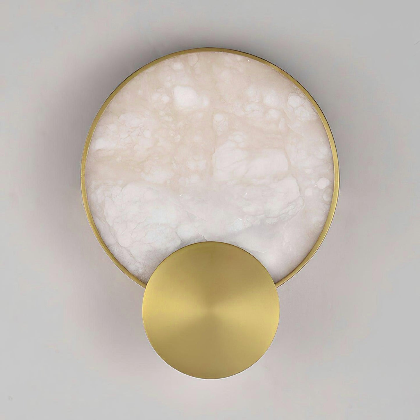 Myvelarae Circular Alabaster Wall Light