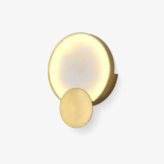 Myvelarae Circular Alabaster Wall Light
