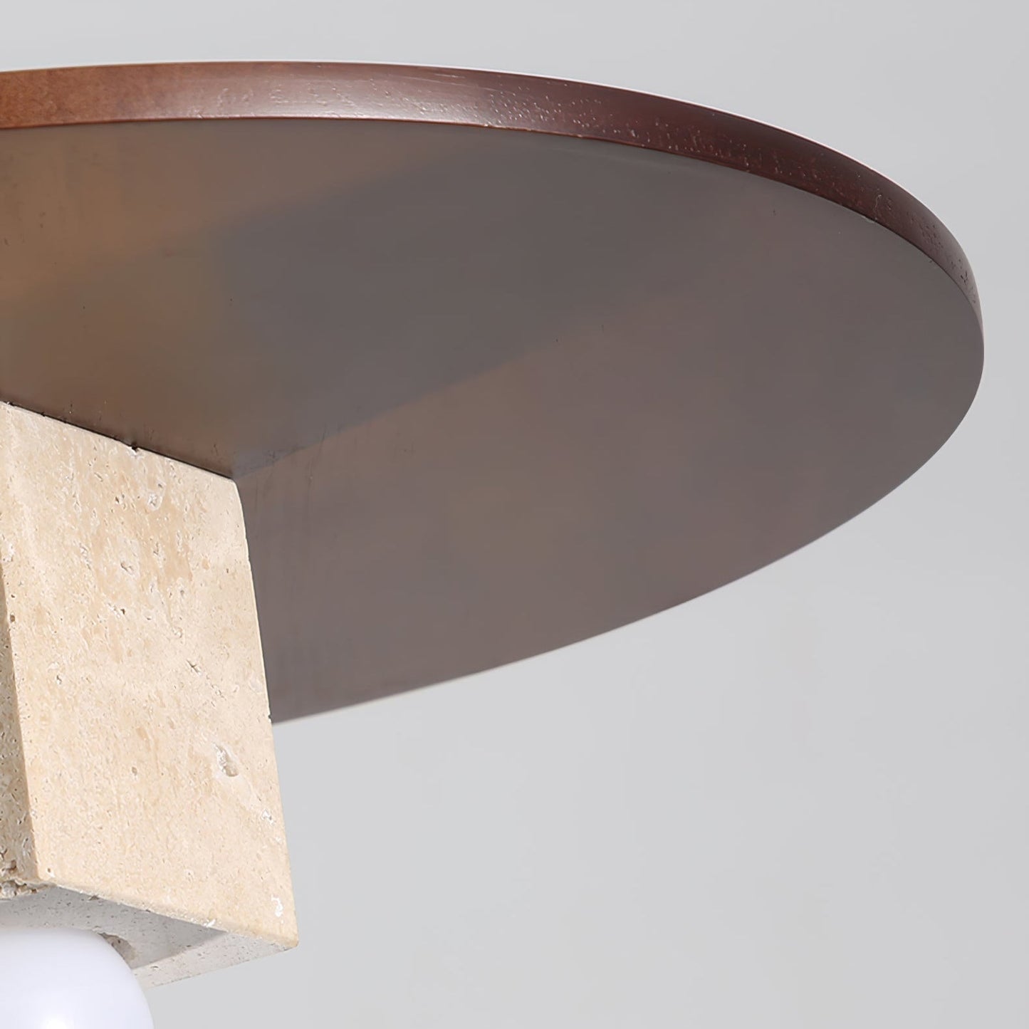 Ucariel Geometric Travertine Pendant Light