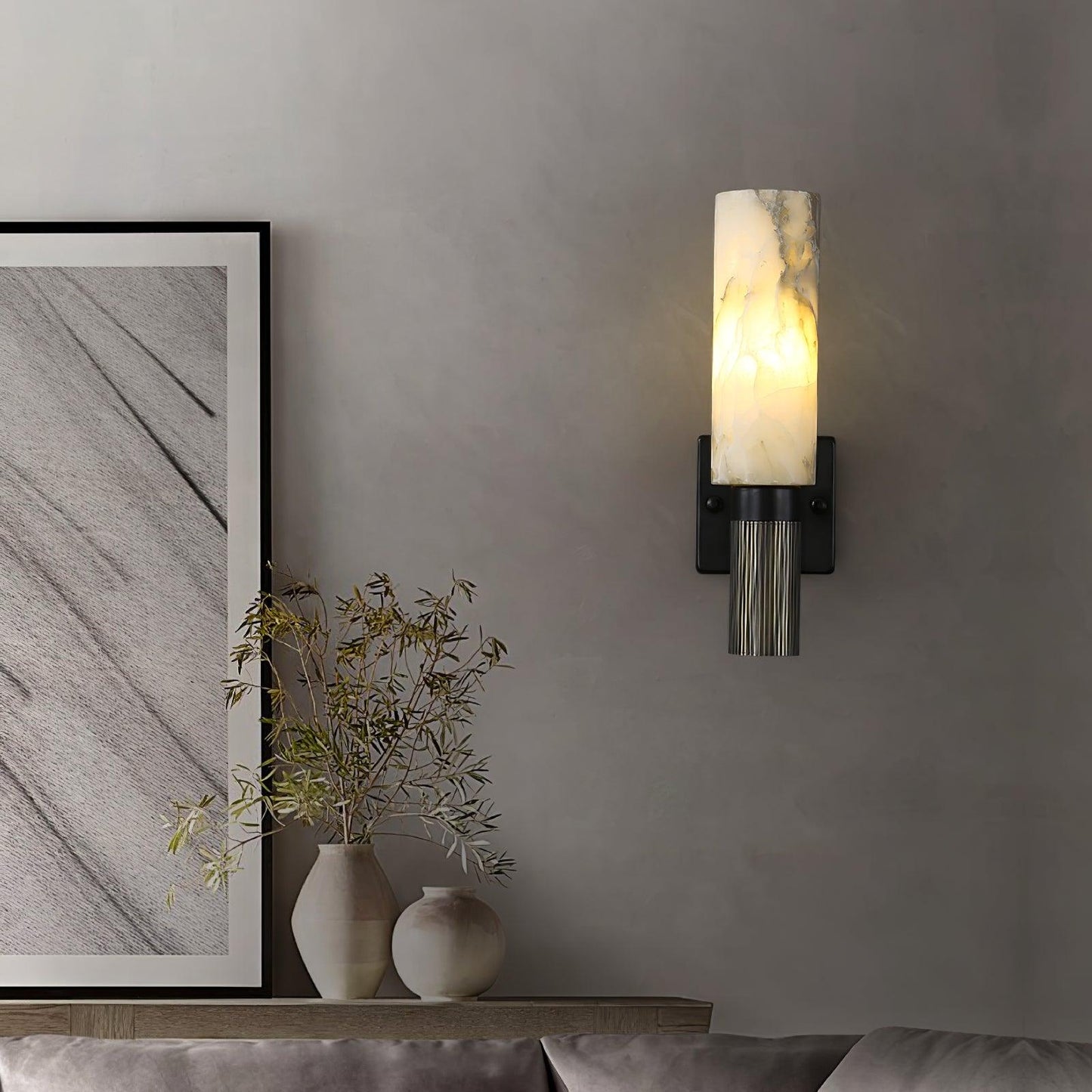 Eldric Alabaster Wall Light