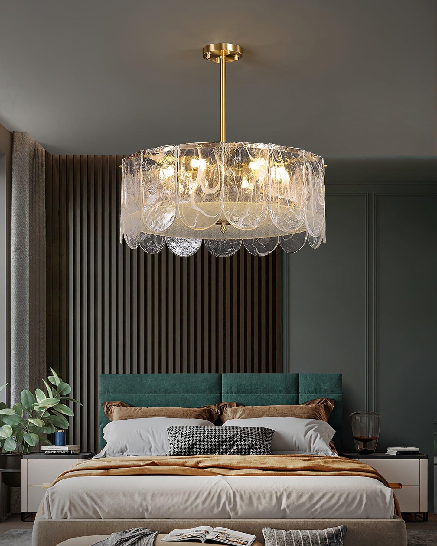 Lustra Chandelier Traditional Classic Glass