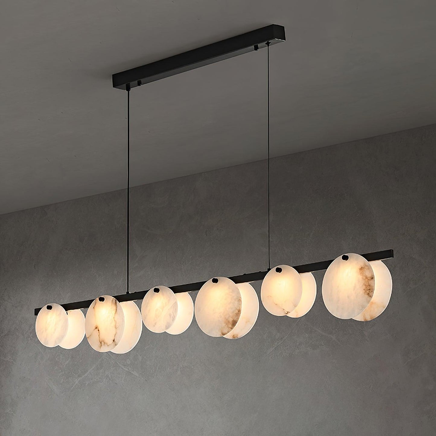 Olirel Linear Alabaster Pendant Light