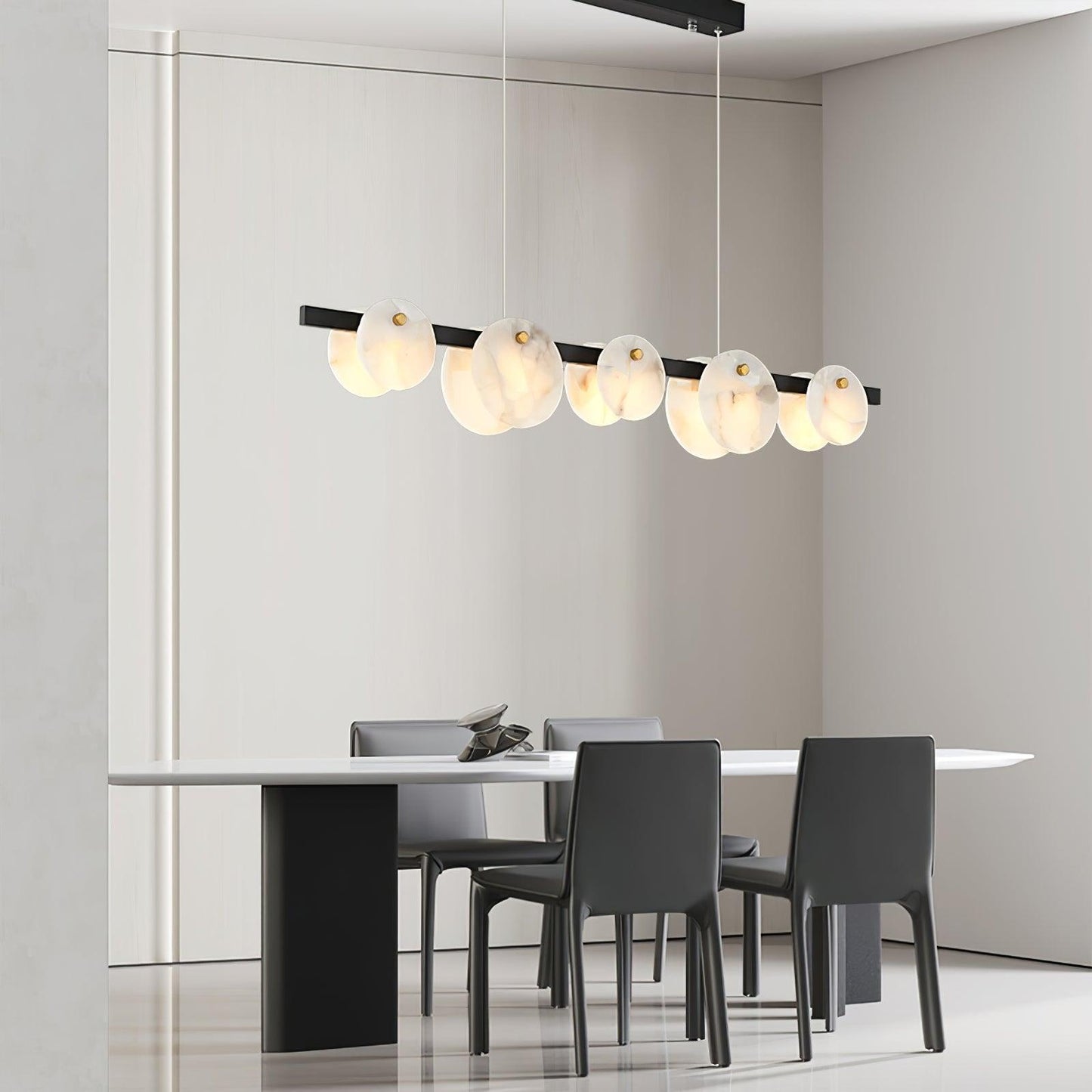 Olirel Linear Alabaster Pendant Light