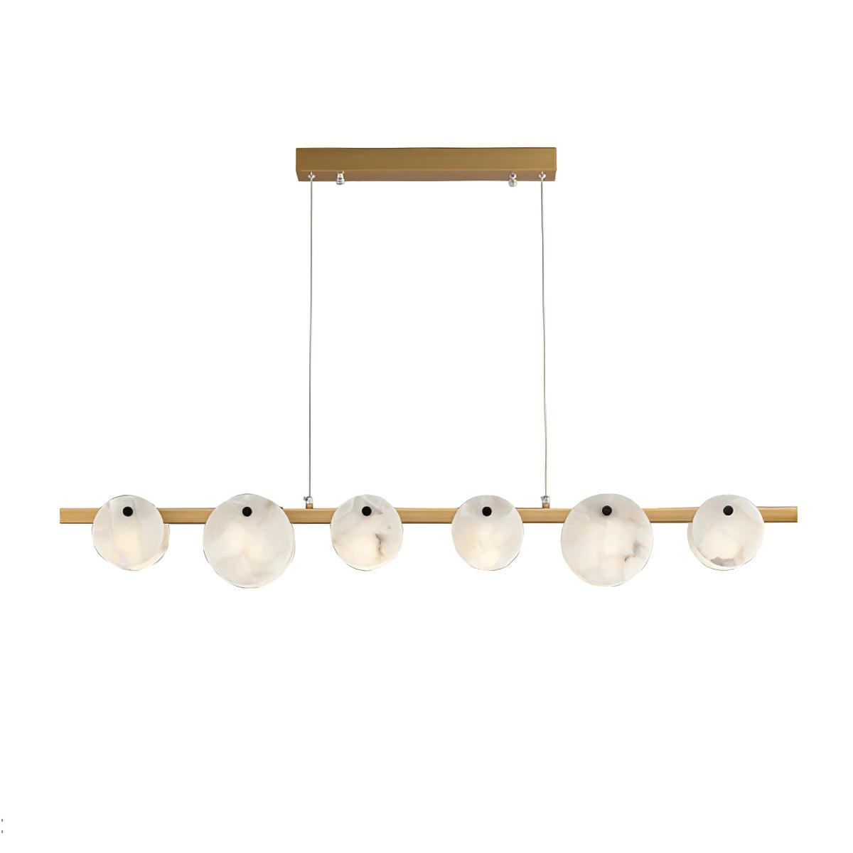 Olirel Linear Alabaster Pendant Light