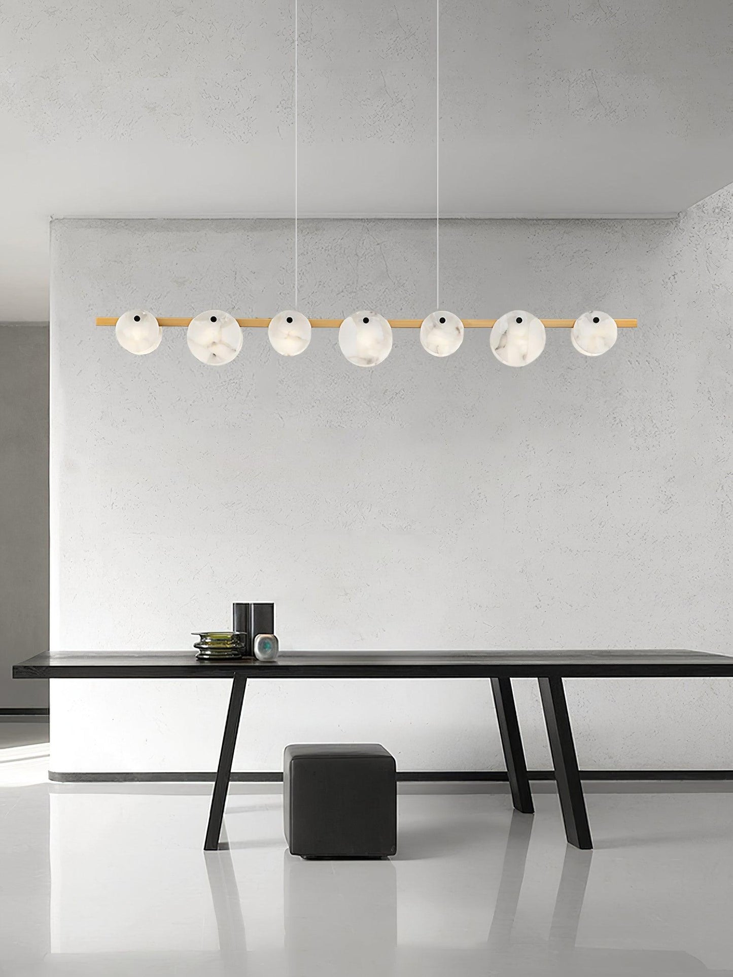 Olirel Linear Alabaster Pendant Light