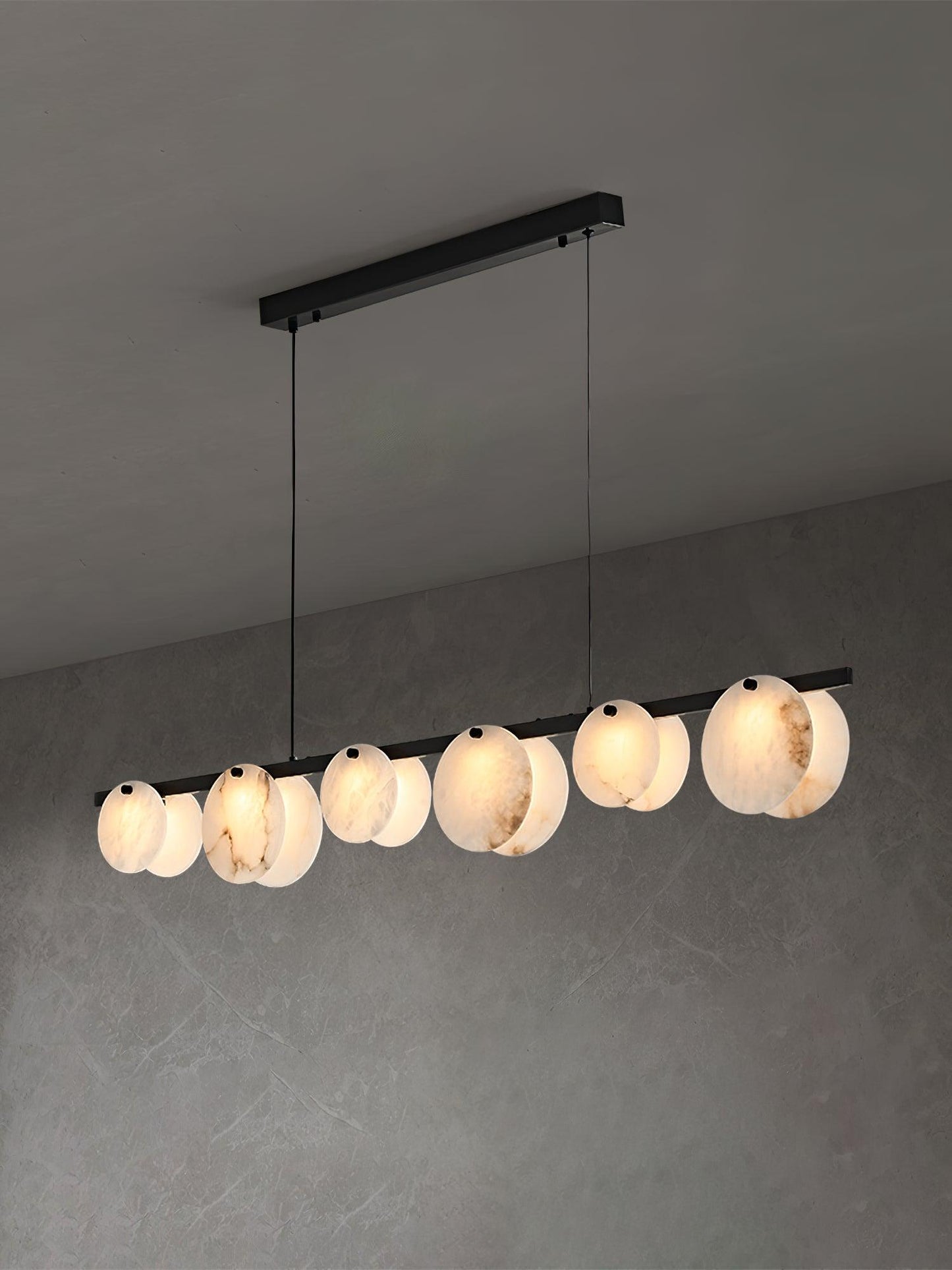 Olirel Linear Alabaster Pendant Light
