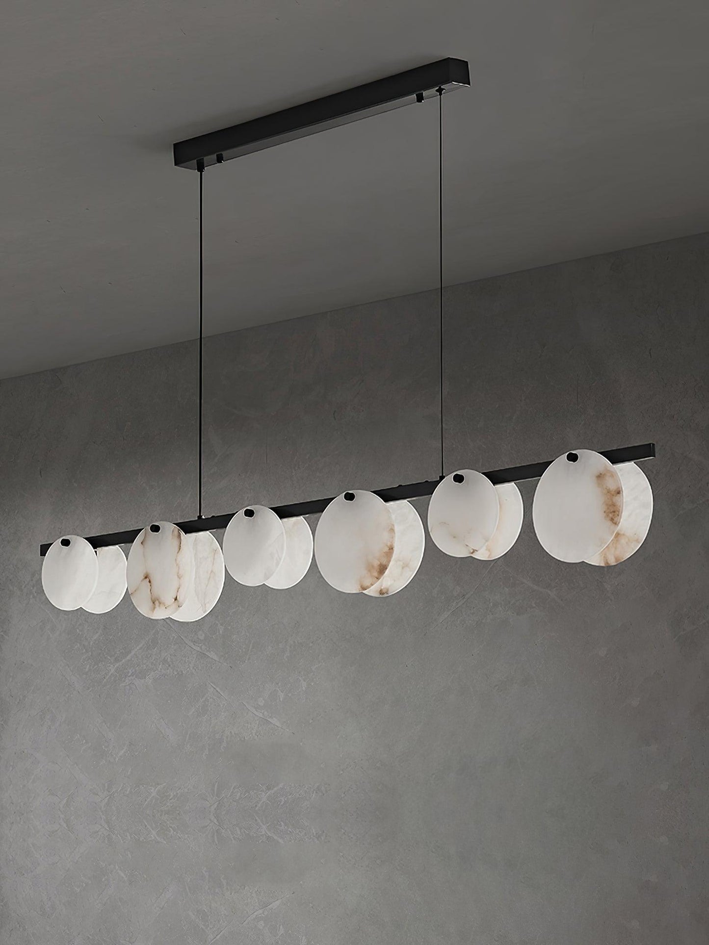 Olirel Linear Alabaster Pendant Light