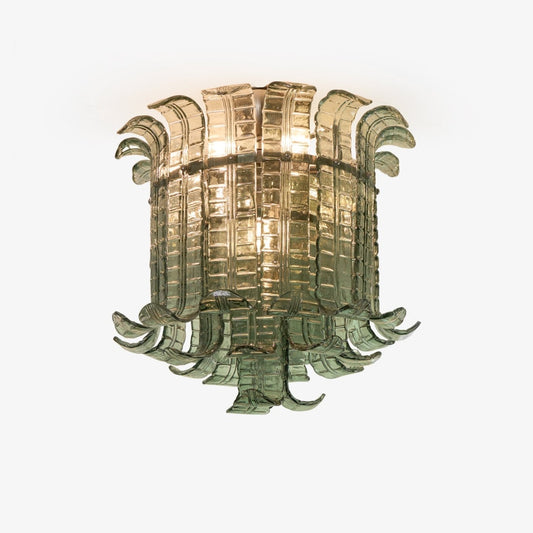 Aurora Ceiling Lamp Murano Glass Petal Vintage