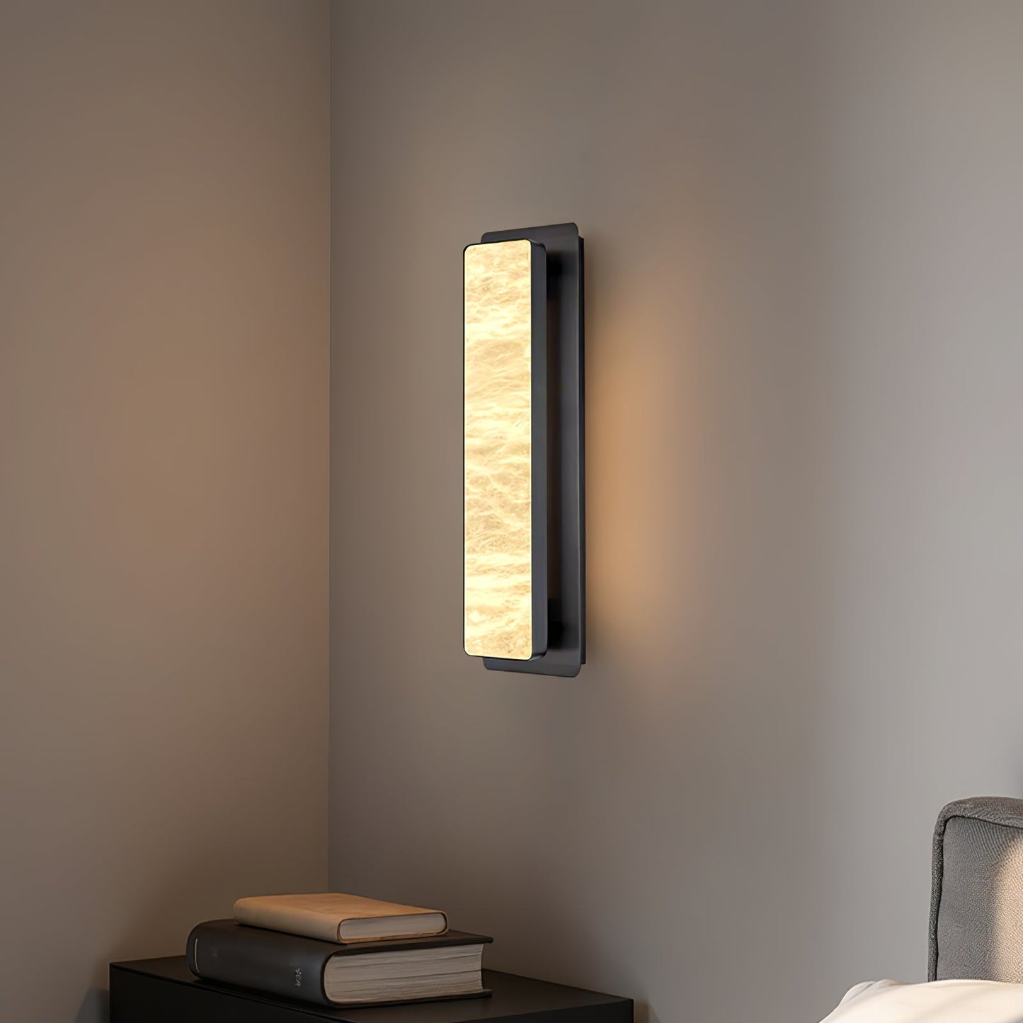 Ollore Linear Alabaster Wall Light