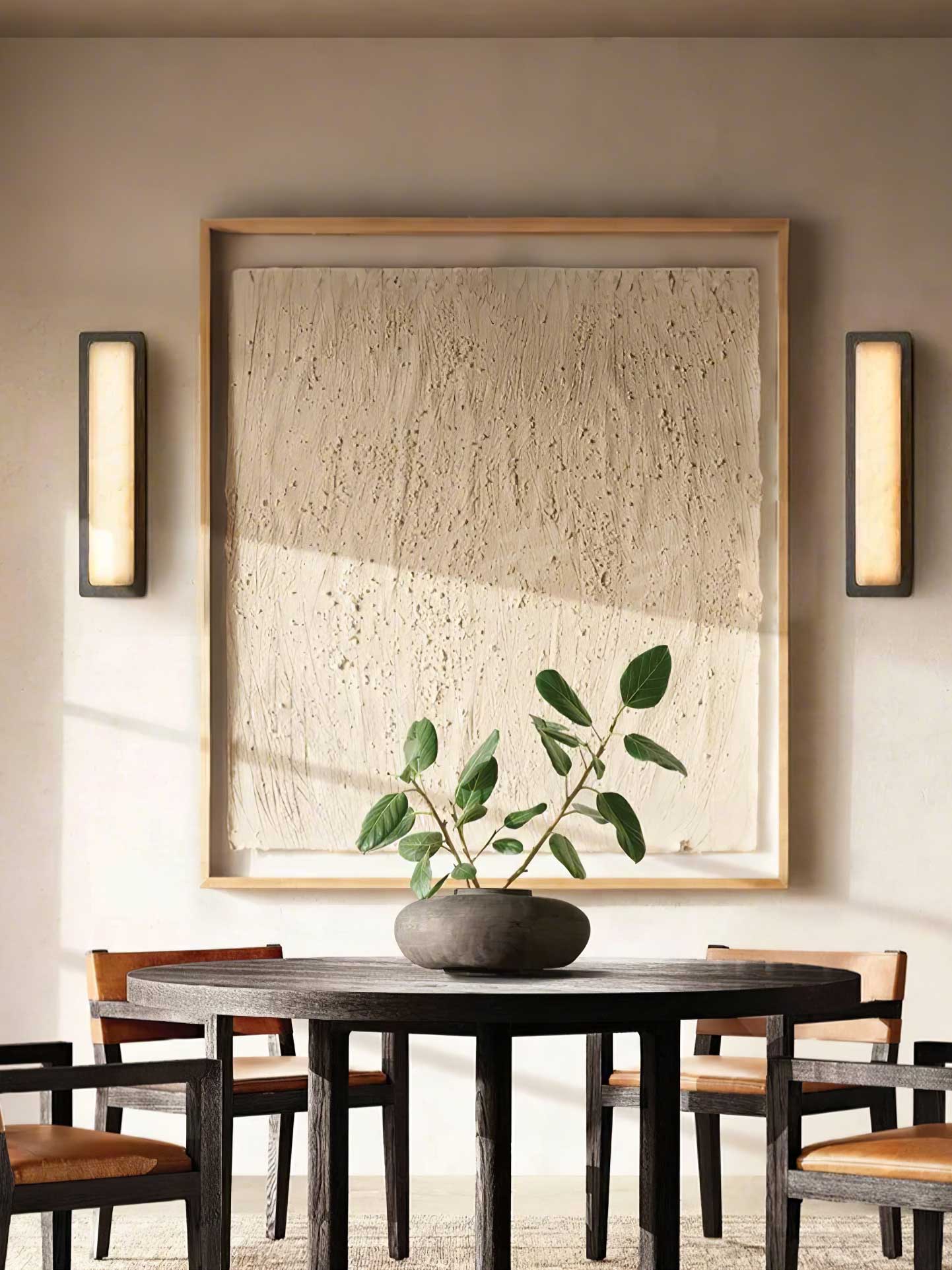 Ollore Linear Alabaster Wall Light
