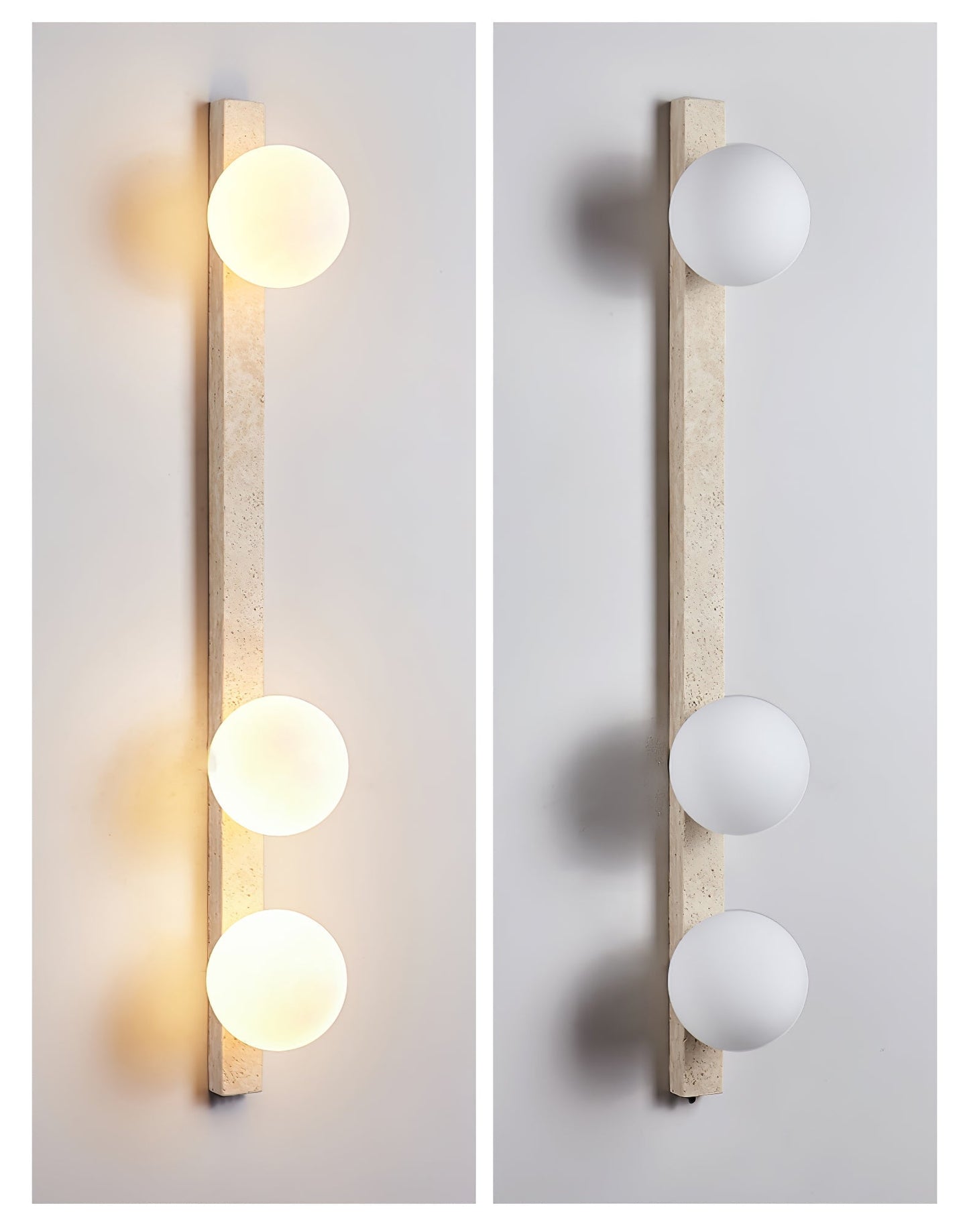 Zoshaira Travertine Wall Light