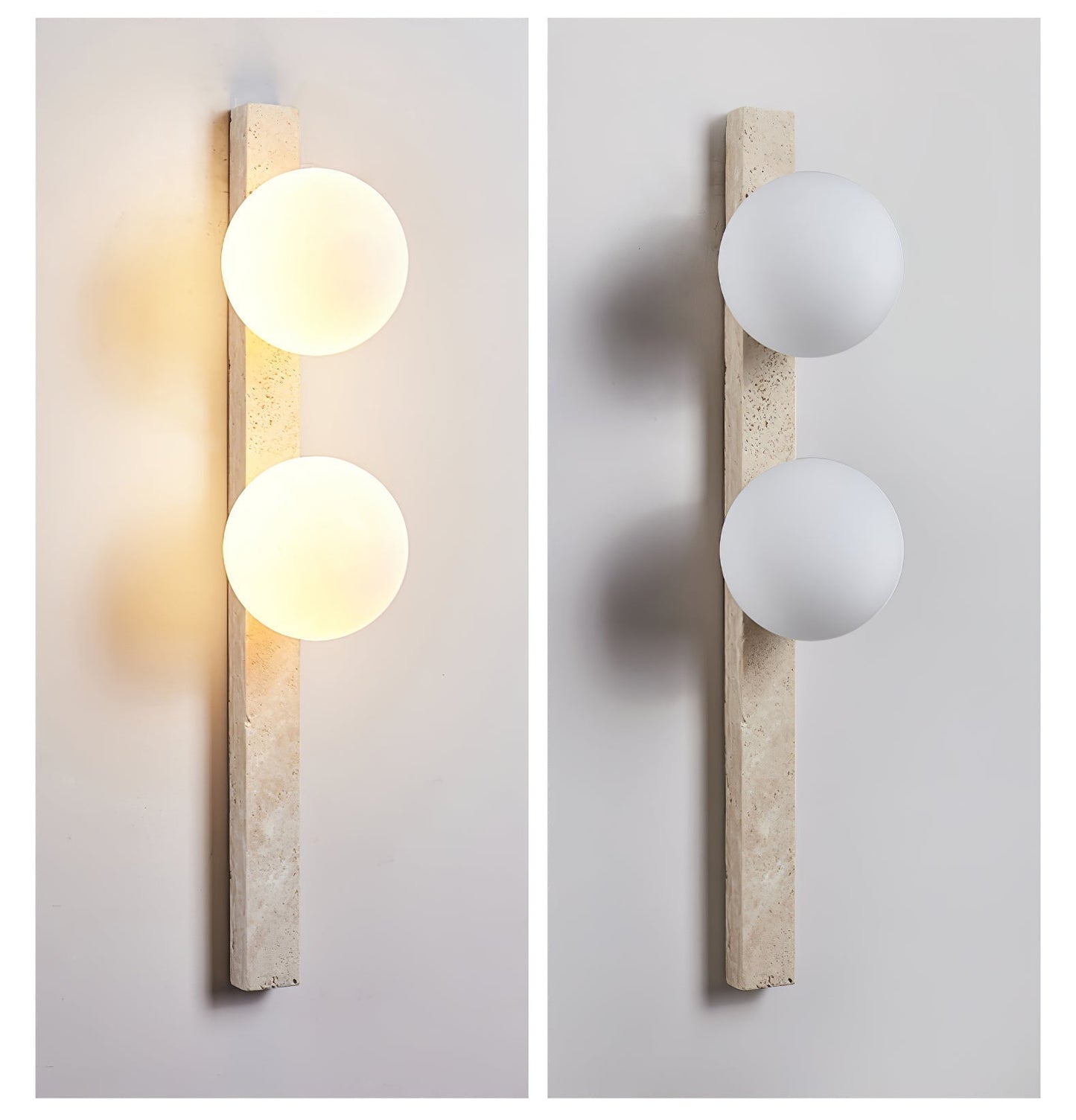Zoshaira Travertine Wall Light