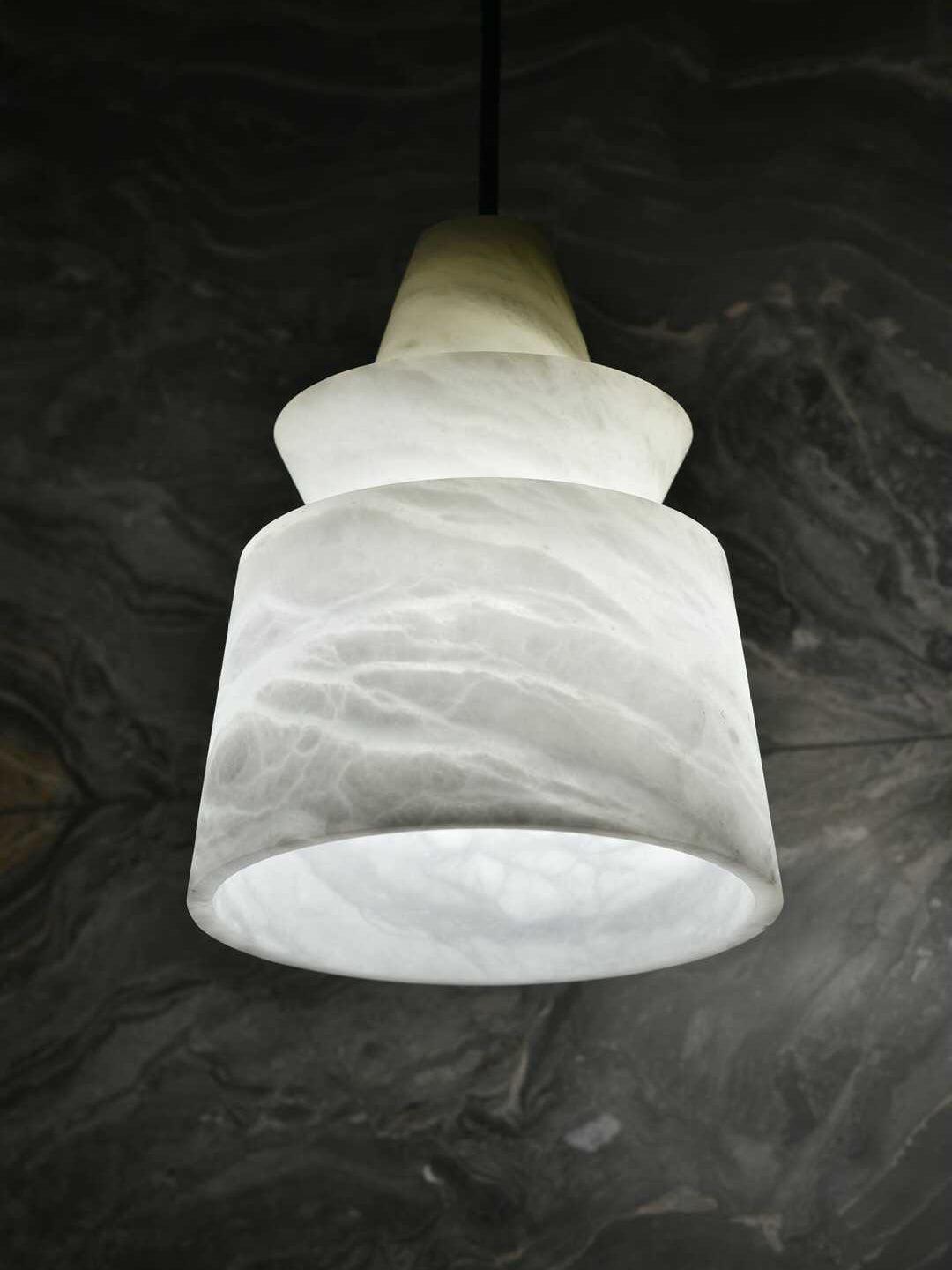 Curineth Minimalist Alabaster Pendant Light