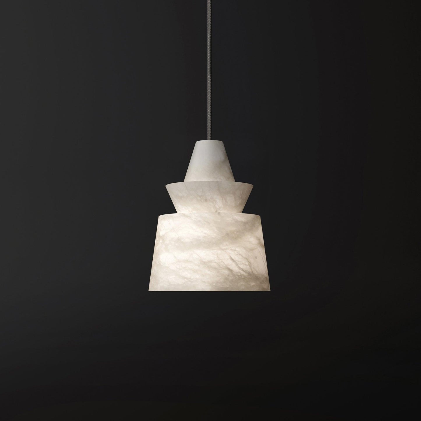 Curineth Minimalist Alabaster Pendant Light