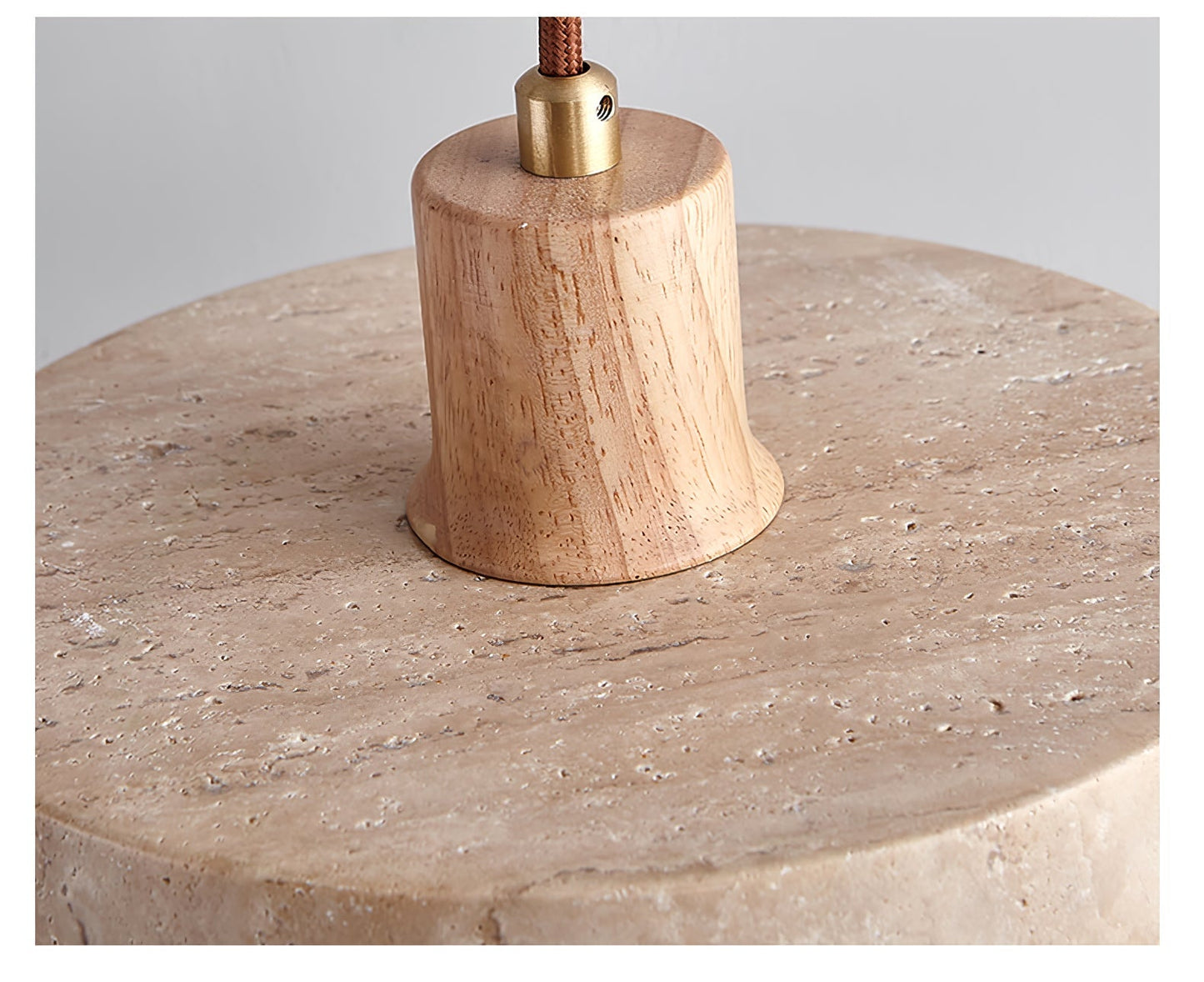 Evvynor Travertine Pendant Light