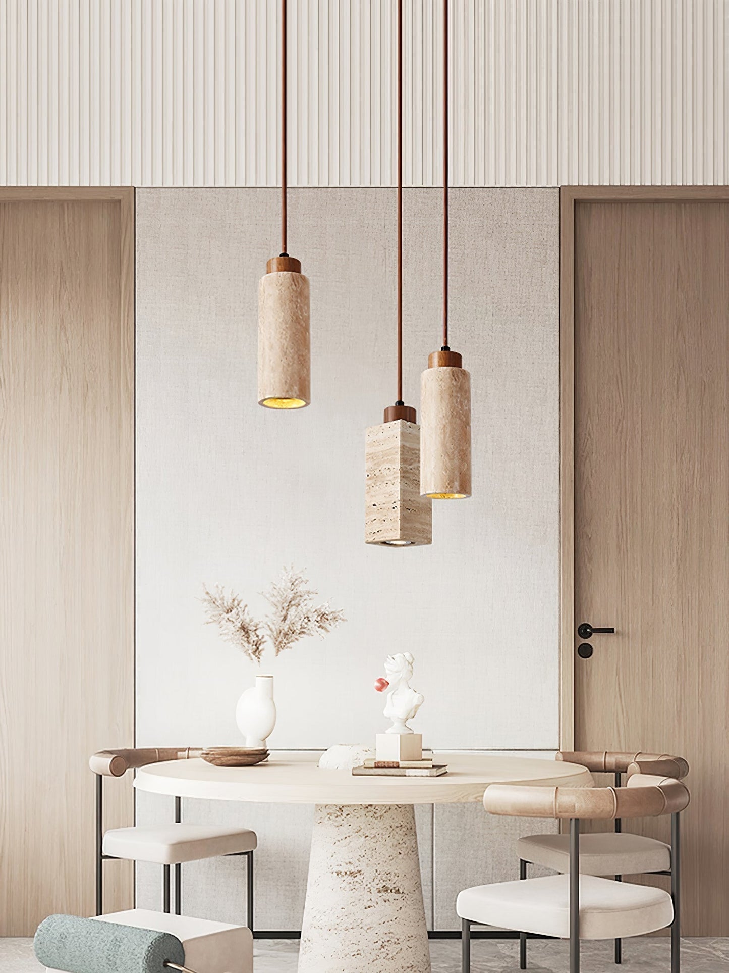 Avloris Travertine Pendant Light