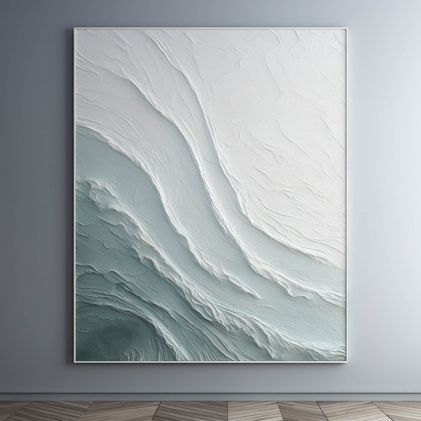 Wavy Plaster Art Texture Wall Art