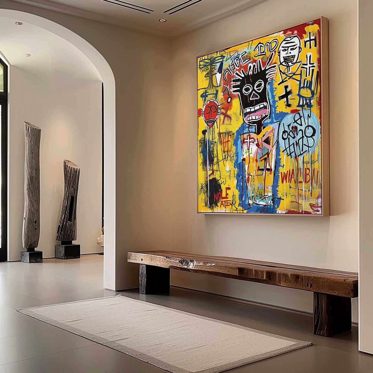 Fuffy Abstract Graffiti Art