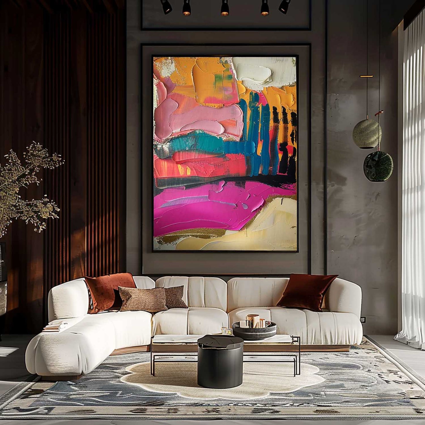 Iris Colorful Wall Art