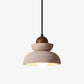 Zophaos Tiered-bell Travertine Pendant Light