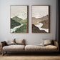 Rivers Panoramic Oil Wall Art 2 Piece Set