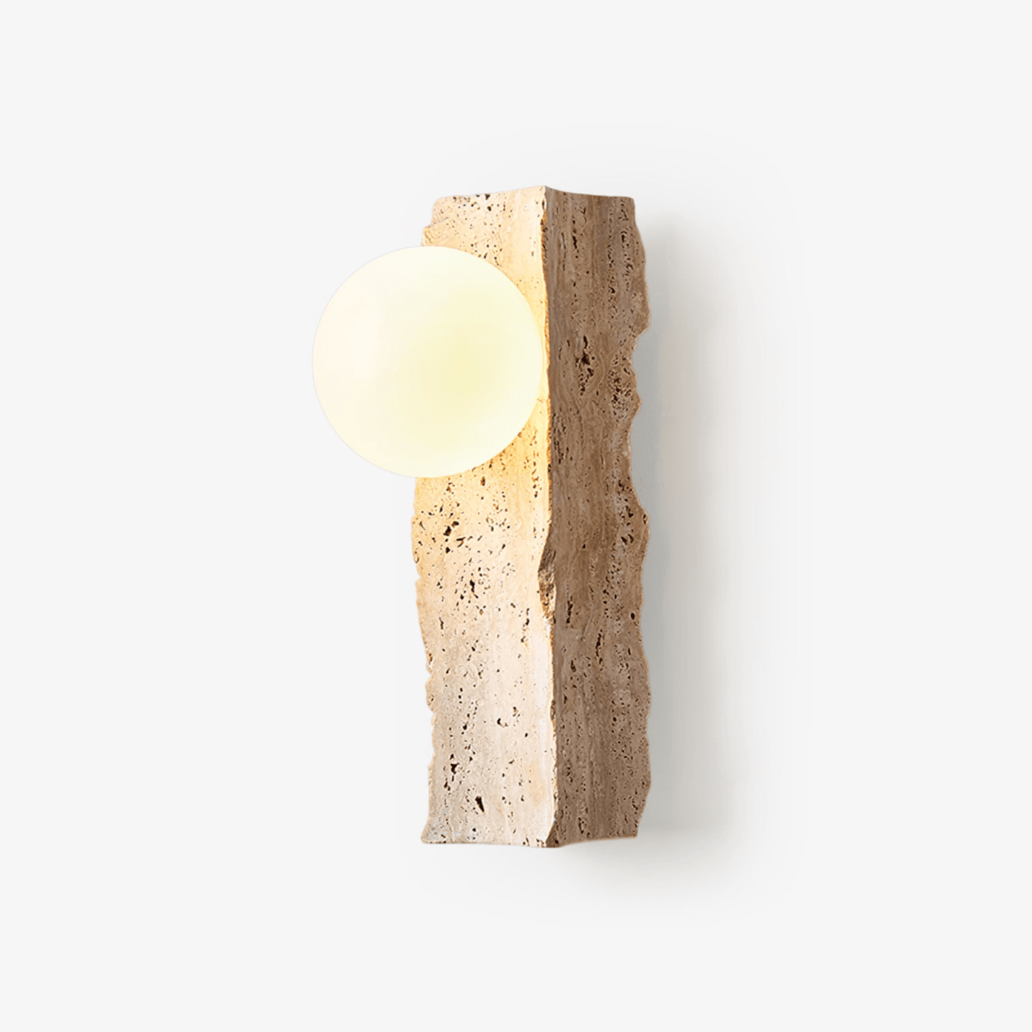 Elnoren Organic Travertine Wall Light