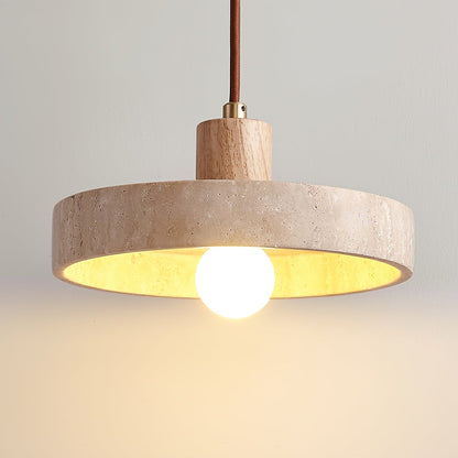 Evvynor Travertine Pendant Light