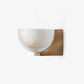 Corvina Bowl Alabaster Wall Light