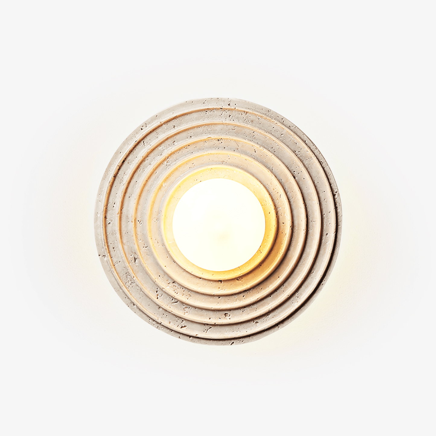 Zelirara Concentric Travertine Wall Light