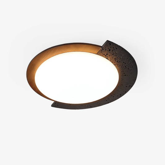 Ulvinor Asymmetrical Travertine Ceiling Light
