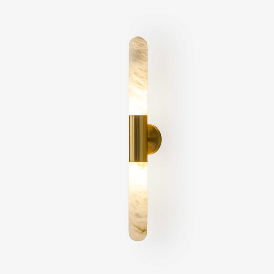 Evtalos Cylinder Alabaster Wall Light