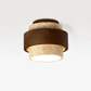 Eltalor Layered Ring Travertine Ceiling Light