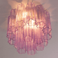 Aurora Tubes Ceiling Lamp Pink Waterfall Style
