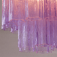Aurora Tubes Ceiling Lamp Pink Waterfall Style
