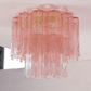 Aurora Tubes Ceiling Lamp Pink Waterfall Style
