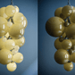 Aurora Chandelier Murano Glass Grape Cluster Art Deco