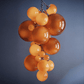 Aurora Chandelier Murano Glass Grape Cluster Art Deco